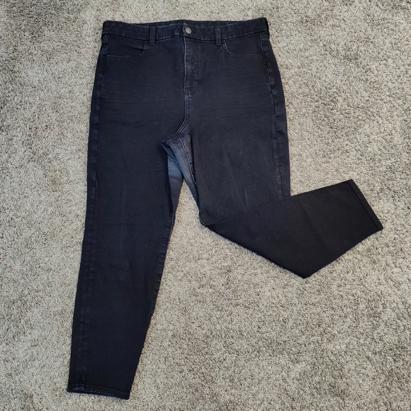 American Eagle Outfitters Denim - American Eagle Black Curvy Super High Rise Dream Jeans